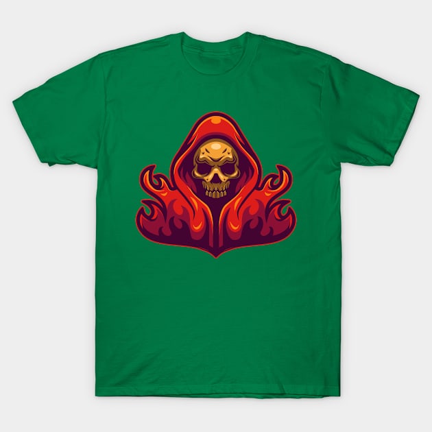 Demon skull T-Shirt by mightyfire